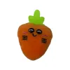 A cute cartoon plush toy in the shape of an orange carrot as a decorative item Item Picture